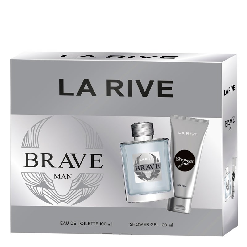 BRAVE Set de regalo para hombre 100ML/SG 100MLLA RIVE